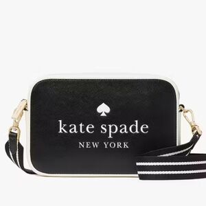 🍭Kate Spade Mini Cam Black Color Block Shoulder Crossbody Bag🍭